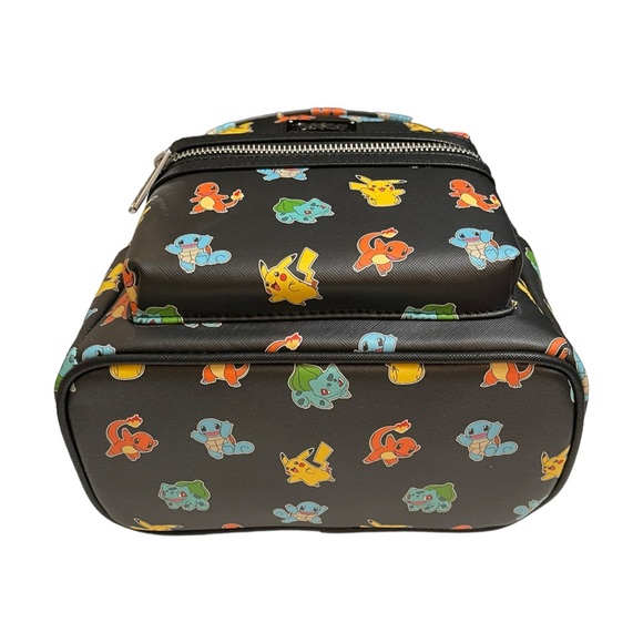 NEW Loungefly Pokemon Starters Black Mini Backpack Exclusive Design New With Tag - Picture 9 of 16